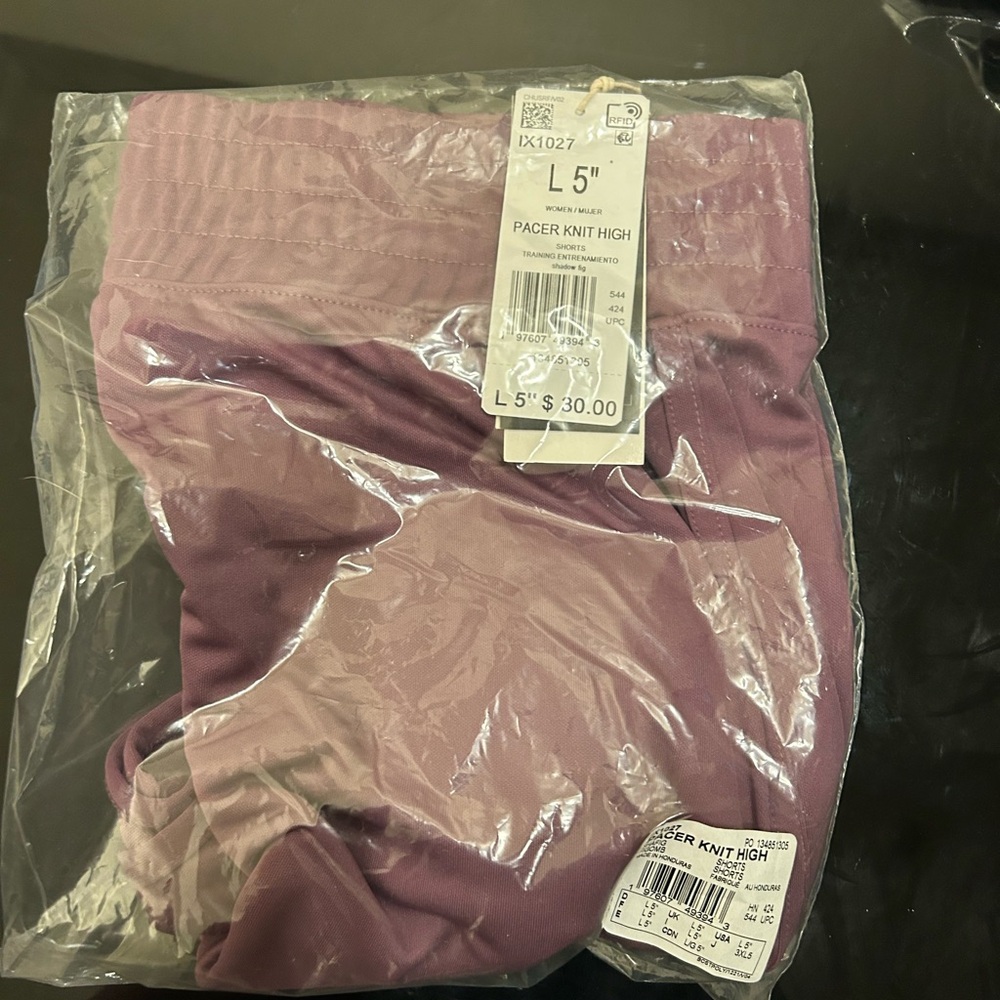Purple Pacer Knit High Shorts